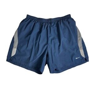 Nike Dri-Fit Men's Athletic Running Shorts  Size L  Blue  Active Gym Shorts